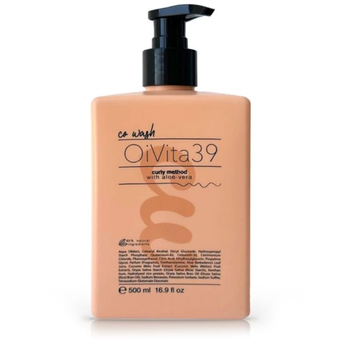 Co-Wash Curly метод- Измиващ балсам за къдрава коса с алое вера 500мл